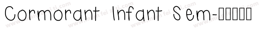 Cormorant Infant Sem字体转换